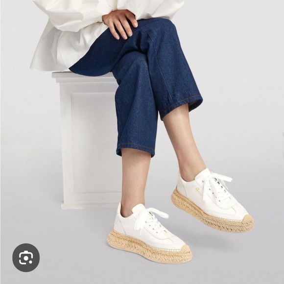Christian Louboutin White Espadrille Sneakers - Picture 14 of 16